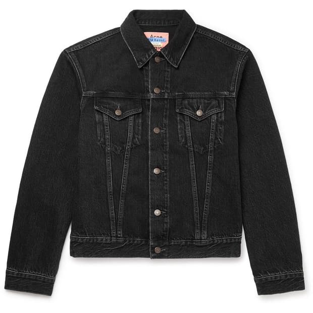 acne studios denim trucker jacket