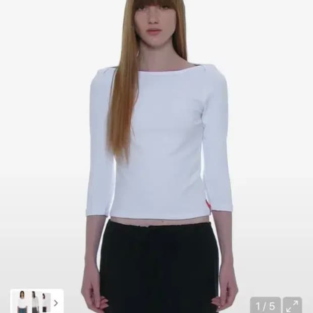 파르티멘토 PWC 쓰리-쿼터 슬리브 티 M 새상품