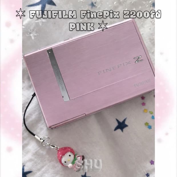 후지필름 파인픽스 z200fd 빈티지 슬라이드 디카 핑크
