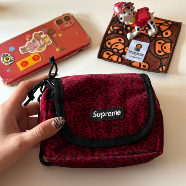 슈프림 호피파우치