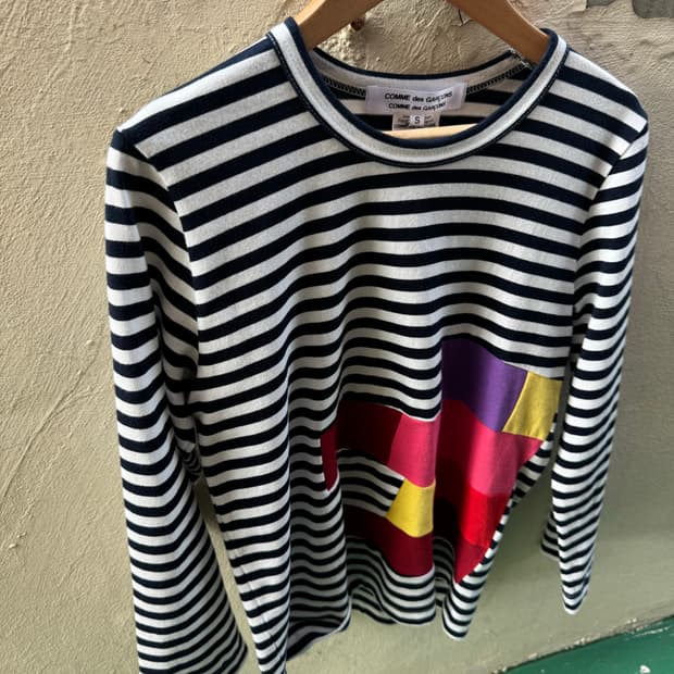 Comme des garcons stripe T