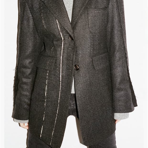 마뗑킴 러프 디테일 자켓