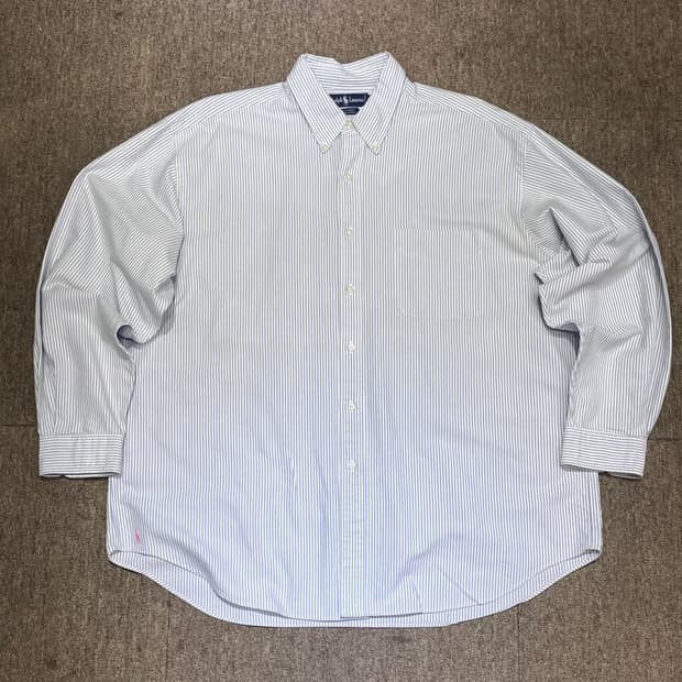 (XL) POLO 폴로 랄프로렌 스트라이프 셔츠 빅셔츠