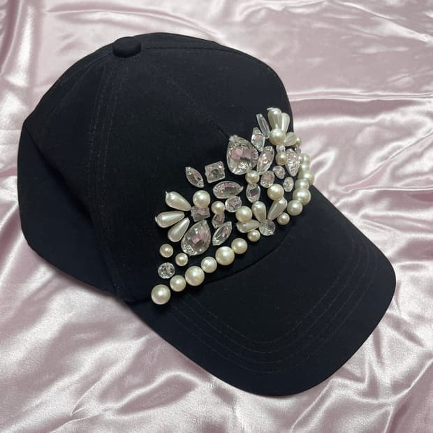 DaTuRa 다츄라 다투라 갸루 비쥬 캡 모자 (블랙)