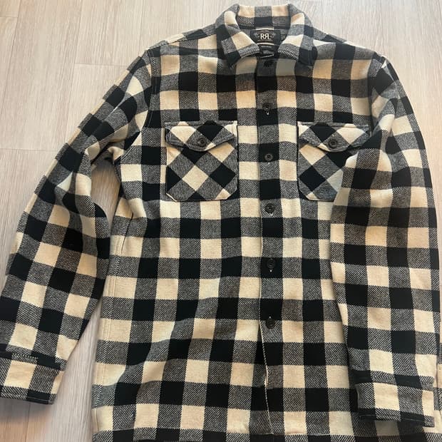 RRL buffalo check shirts M