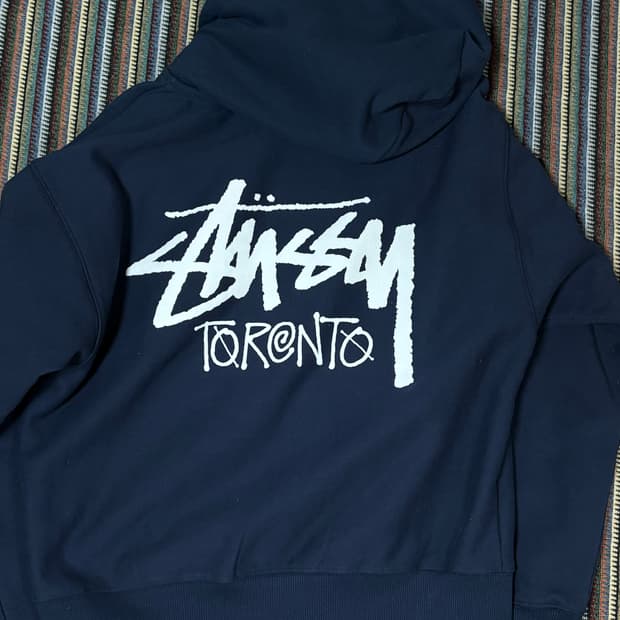 스투시 토론토 후드집업 네이비 [M]