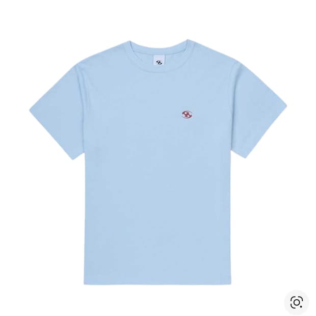 산산기어 로고 티셔츠 스카이 블루 - 24SS