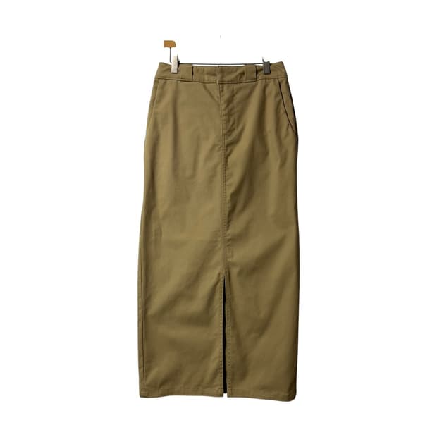 [Dickies] 디키즈 프론트슬릿 코튼 롱 스커트