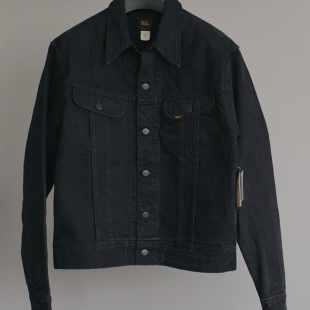 rrl 데님 자켓 lot271 블랙 L