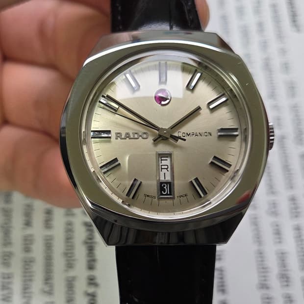 레어] 빈티지 라도 컴패니언 점보 와이드보이 데이데이트 오토매틱