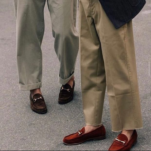 40s officer chino pants