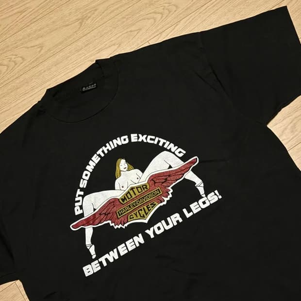 90s 할리데이비슨 빈티지 티셔츠 XL