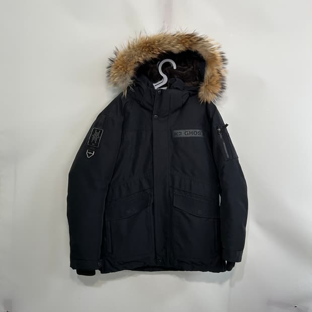 K2 고스트 남성 헤비 구스다운 패딩 100 상태최상 블랙