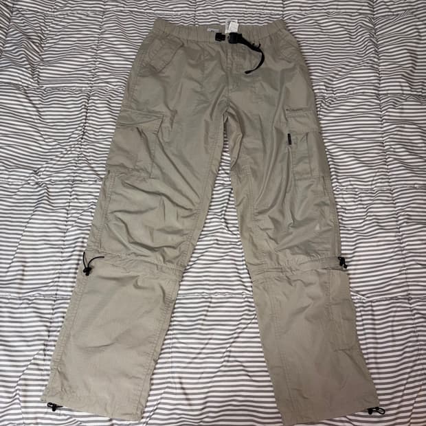 빈티지 콜롬비아 탈부착 o 7부 카고 바지 팬츠