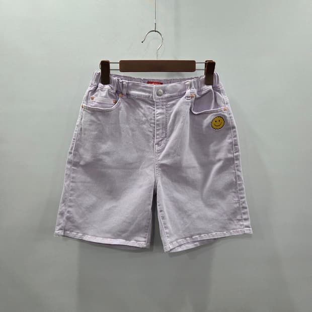 아이스비스킷 키즈 밴딩 데님 반바지 165