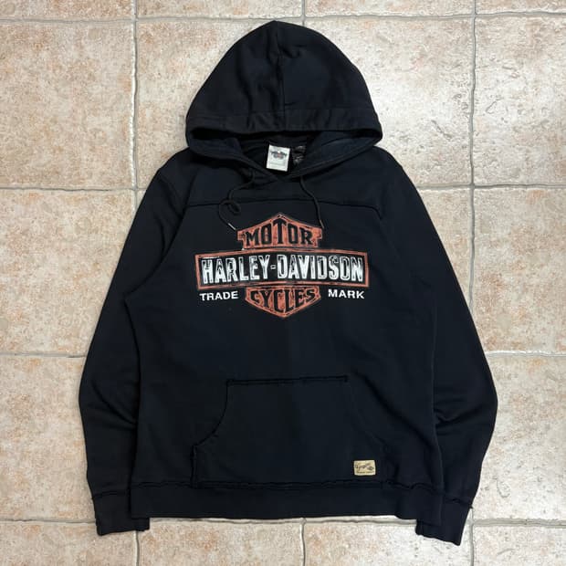 [2XL] Harley-Davidson raglan hoodie