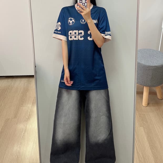 (새상품) 뉴발란스 커스텀 풋볼 반팔 져지 105