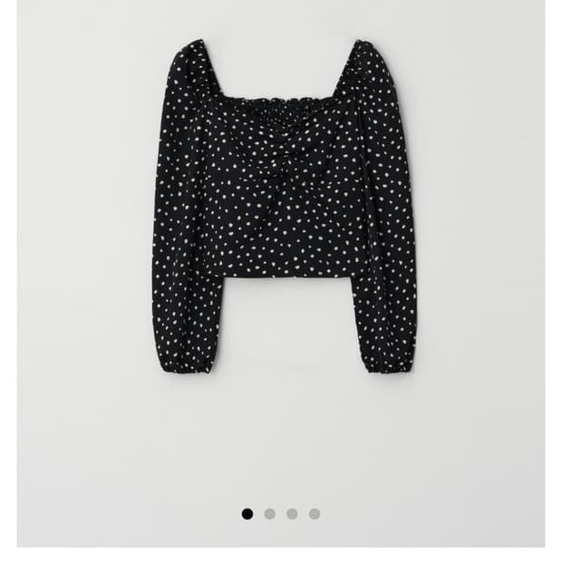 zaenio 재니오 제니오 러블리 도트 블라우스