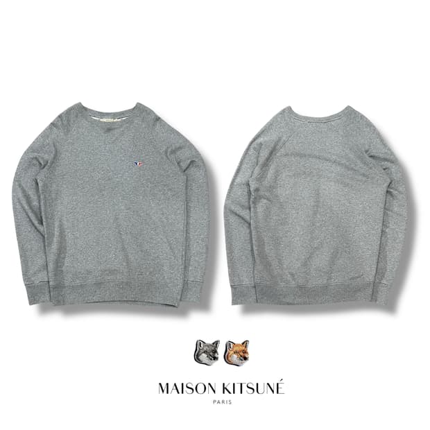 메종키츠네 자수 스웻셔츠 s08436