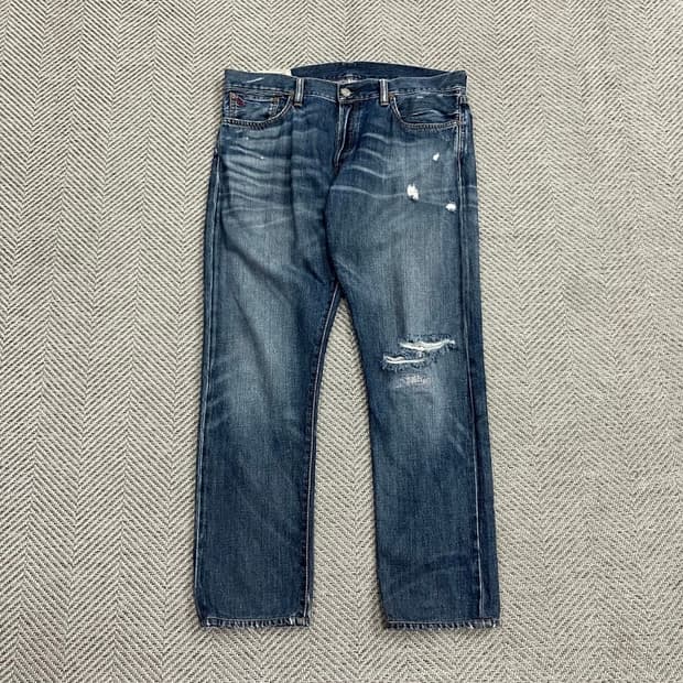 폴로 랄프로렌 데미지 데님 팬츠 v5537