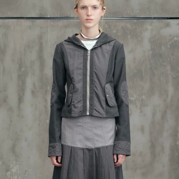 Saddog 그레이 후드집업