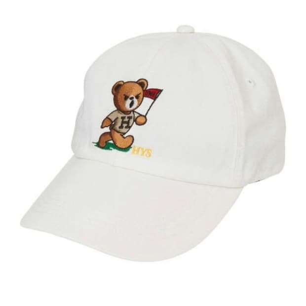 Hysteric glamour bear 자수 로우캡