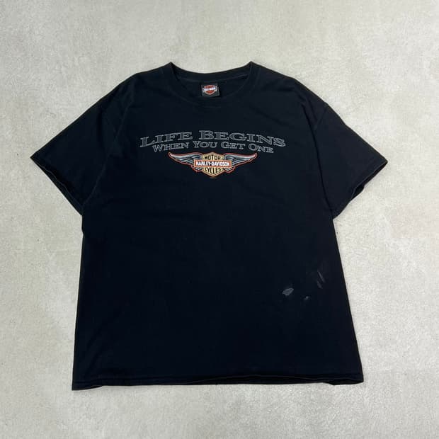 할리데이비슨 프린팅반팔티 s09902