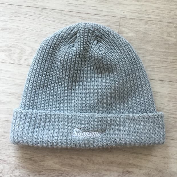 슈프림 그레이 비니