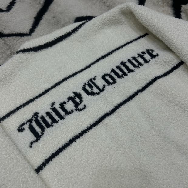 [M]쥬시꾸뛰르 빅로고 테리 가디건/크림