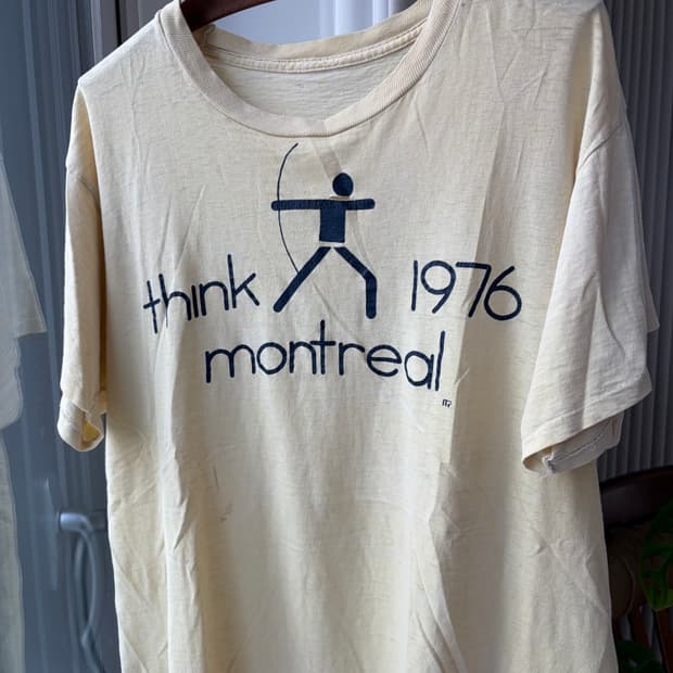 1976 montreal olympic vintage tee shirts