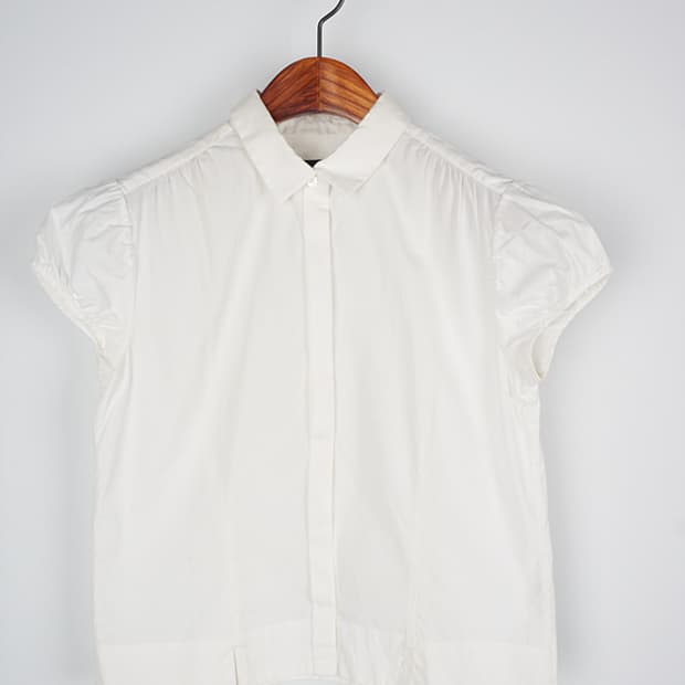  MARGARET HOWELL puff-sleeve shirt