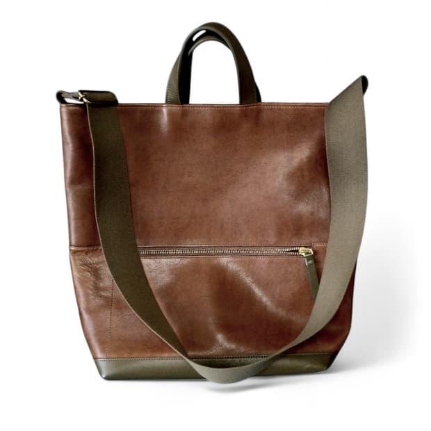 요시다 포터 소가죽 토트백