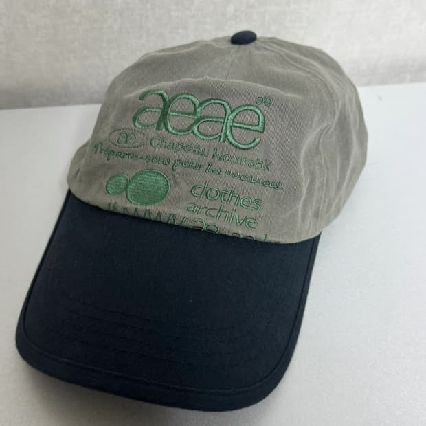 에이이에이이 볼캡 모자 카키