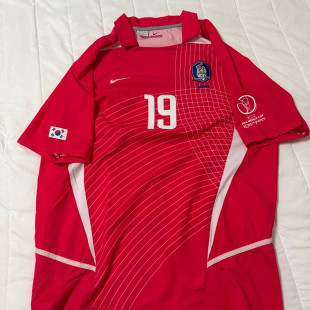 나이키 2002 월드컵 대한민국 유니폼 19번 안정환