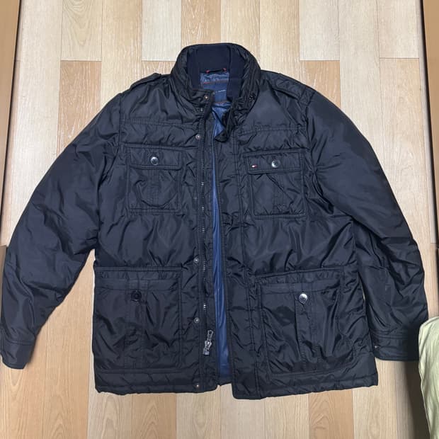 타미힐피거 남성 M65 패딩 자켓 블랙 L