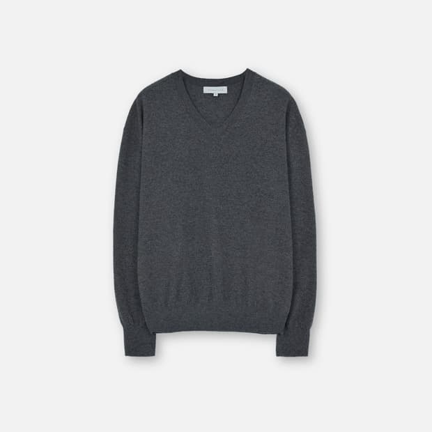 브라운야드 / 엑스트라 슈퍼 파인 브이넥 니트 / 5