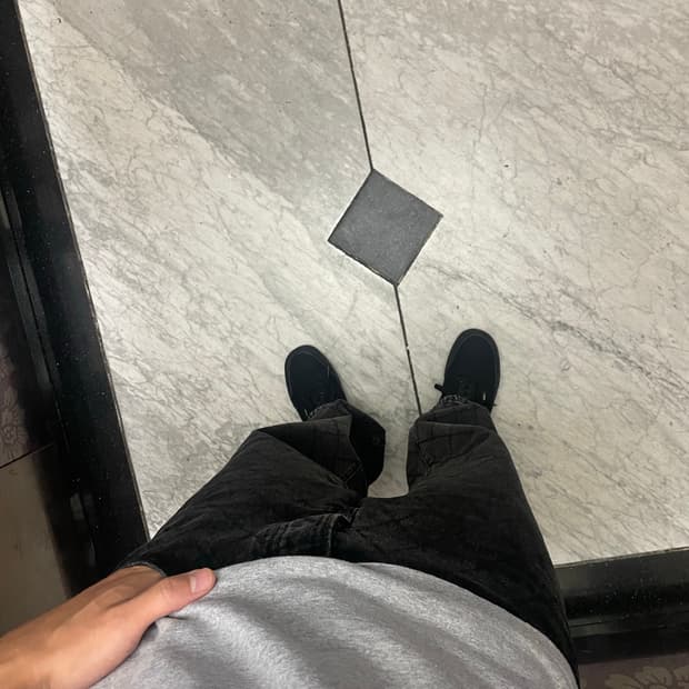 Stussy Quilted Denim Big OL' Jean Black