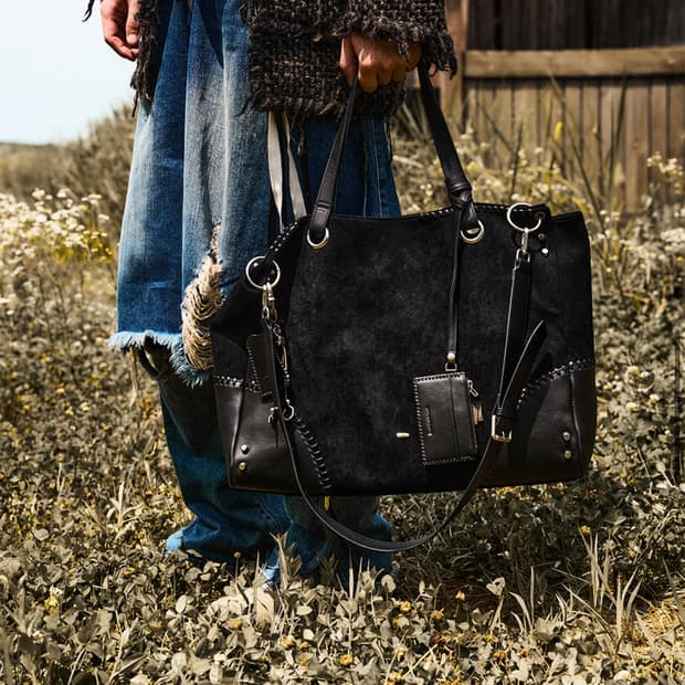 negativethree 투웨이 스웨이드 백  새상품 