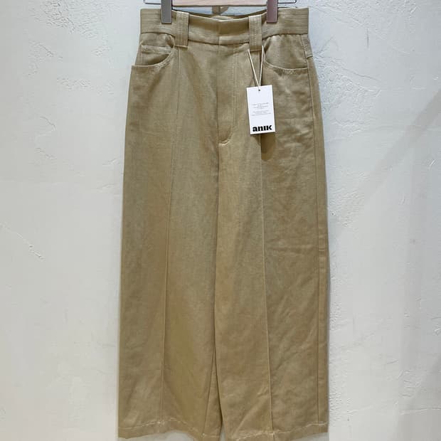 산드로 우먼스 린넨 와이드 팬츠 A942