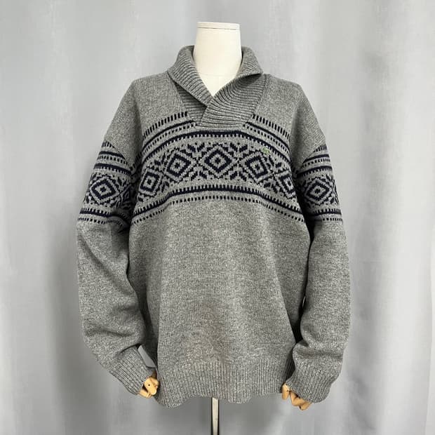 라코스테 숄카라 울 니트/#791