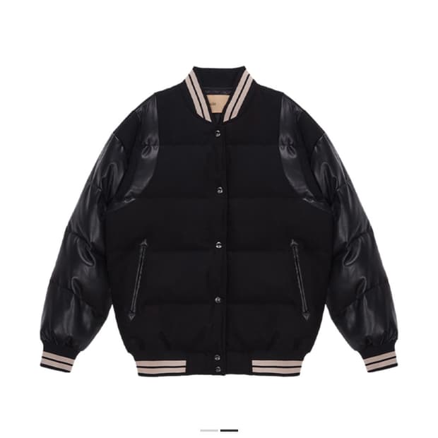 마뗑킴 바시티 다운 자켓 패딩