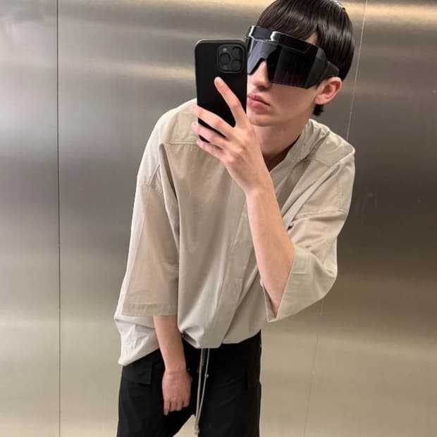 SS26 점보 FAUN 셔츠 펄 46사이즈