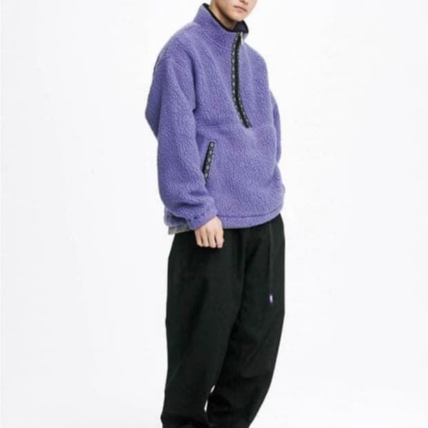 노스페이스 퍼플라벨 후리스 폴라텍 풀오버 나나미카