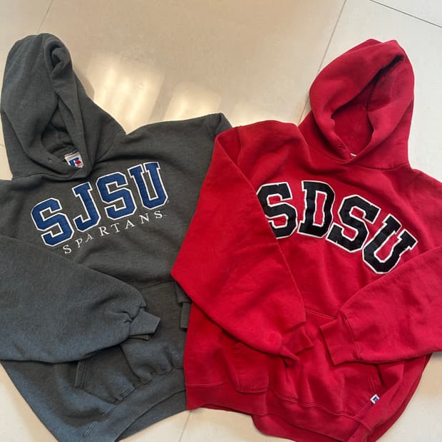 러셀 로고 후드 일괄 판매!