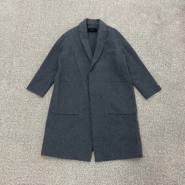 85 지고트 공용 그레이 울 코트 0210S