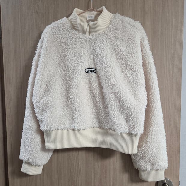 안다르 뽀글이 풀오버 아이보리 4