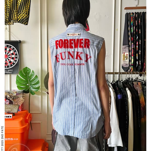 D&G 2004ss "Forever Funky" Stripe Vest