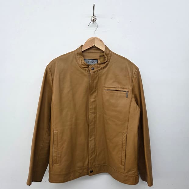 양가죽 자켓 브라운 남L