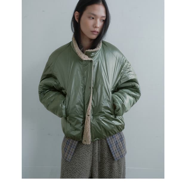 모노크롬 벤느 패딩점퍼