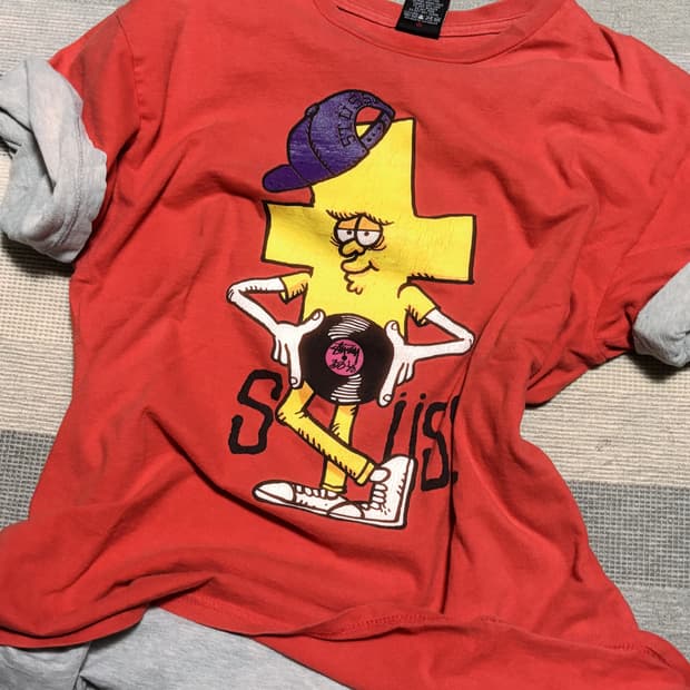 Stussy 00’s Vintage Red Red Red T-shirt